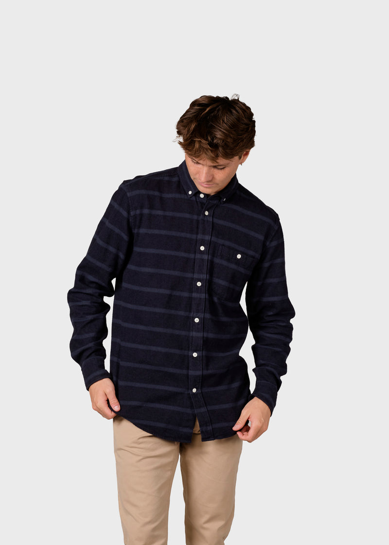 Clemens Shirt (Navy) - Klitmøller Collective