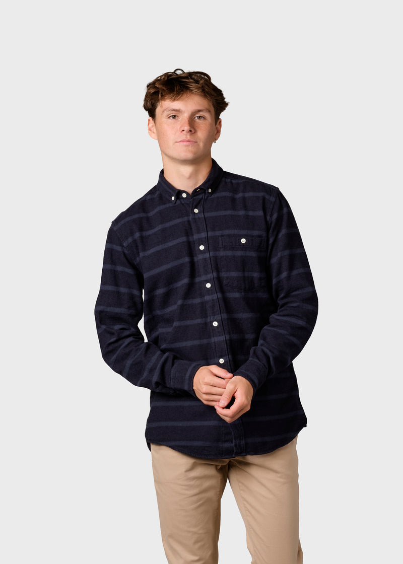 Clemens Shirt (Navy) - Klitmøller Collective