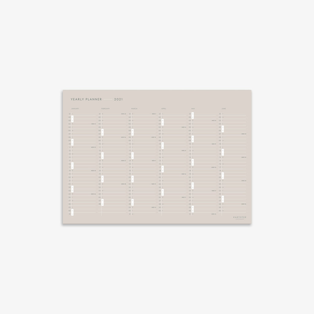 Desk Calendar 2021 - Kartotek Copenhagen