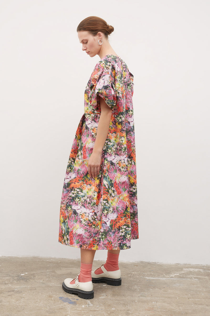 Dusk Dress (Hazy Floral) - Kowtow