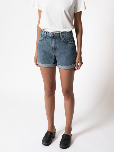 Frida Shorts (Friendly Blue) - Nudie Jeans