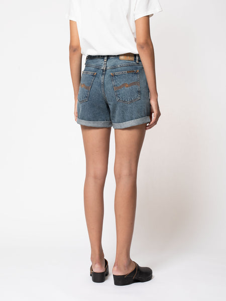 Frida Shorts (Friendly Blue) - Nudie Jeans