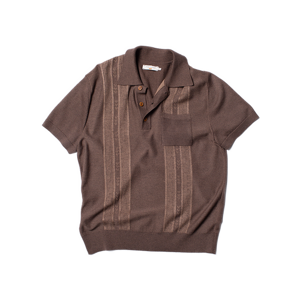 Frippe Polo Shirt (Brown) - Nudie Jeans