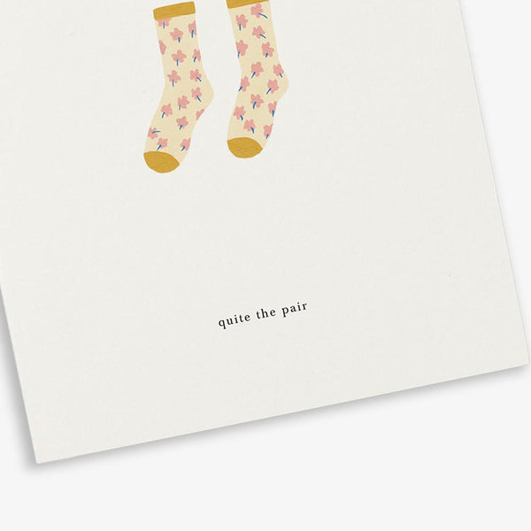 Socks Postcard - Kartotek