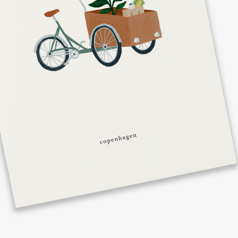 Cargo Bike Postcard - Kartotek