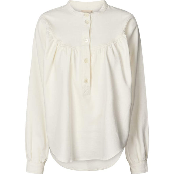 Olivia Cotton Shirt (Ecru) - Gai+Lisva