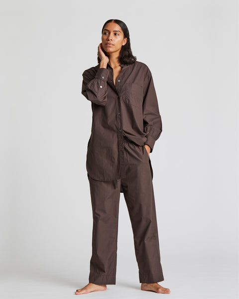 Rosa Cotton Shirt (Mulch) - Gai+Lisva