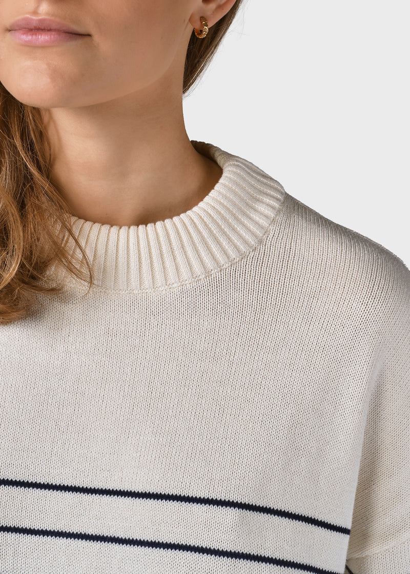 Ibi Knit (Cream/Navy) - klitmøller Collective