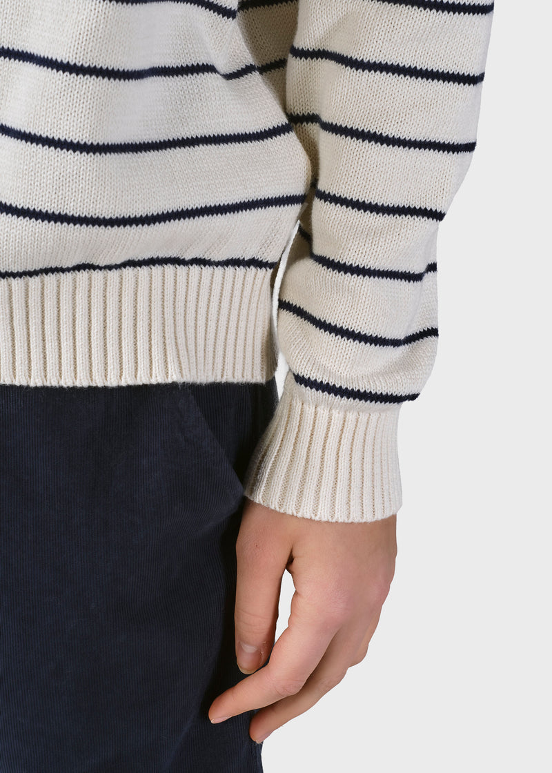 Ibi Knit (Cream/Navy) - klitmøller Collective