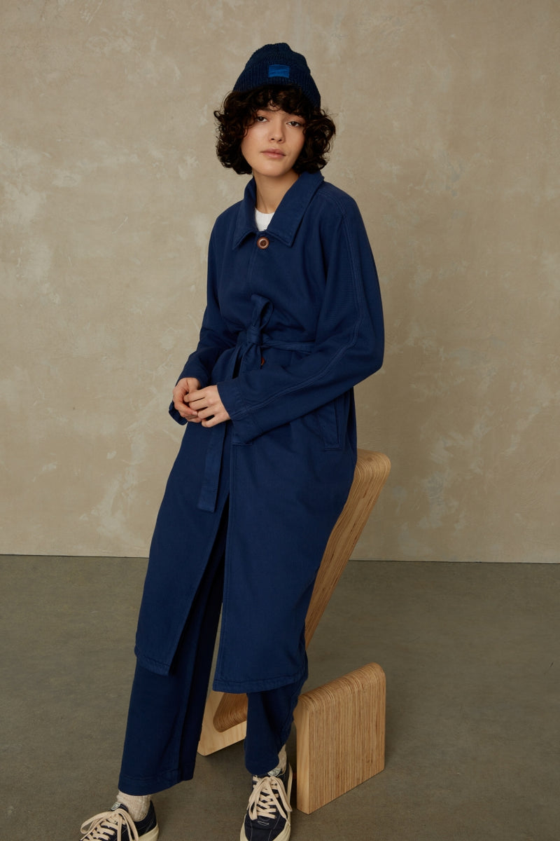 Cosima Worker Blue Coat - Kings of Indigo