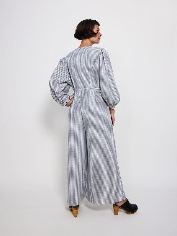 Embla Jumpsuit (Checked) - La Femme Rousse