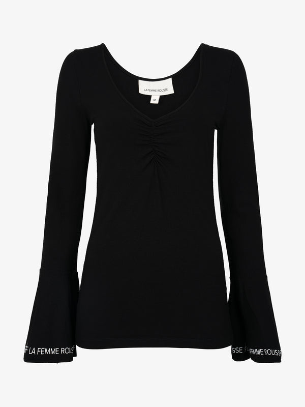 Blouse (Black) - LA FEMME ROUSSE