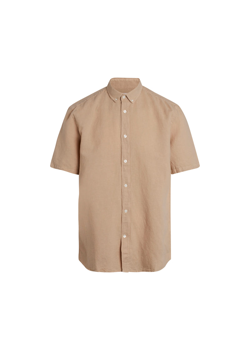 Mikkel Linen Shirt (Sand) - Klitmøller Collective