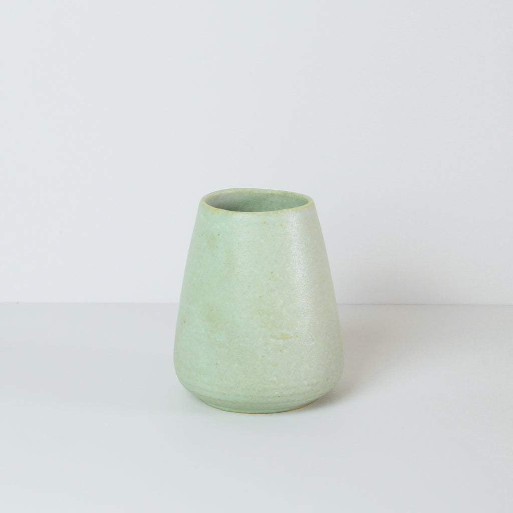 Tiny Vase Handthrown (Spring Green) - Bornholms Keramikfabrik