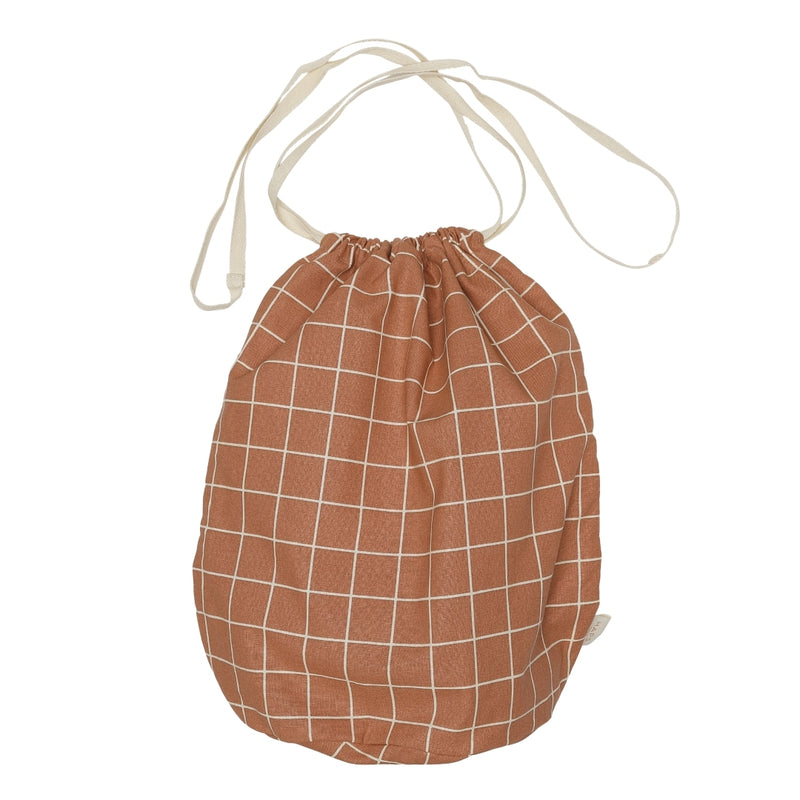 Multi Bag (Terracotta Check) - Haps Nordic