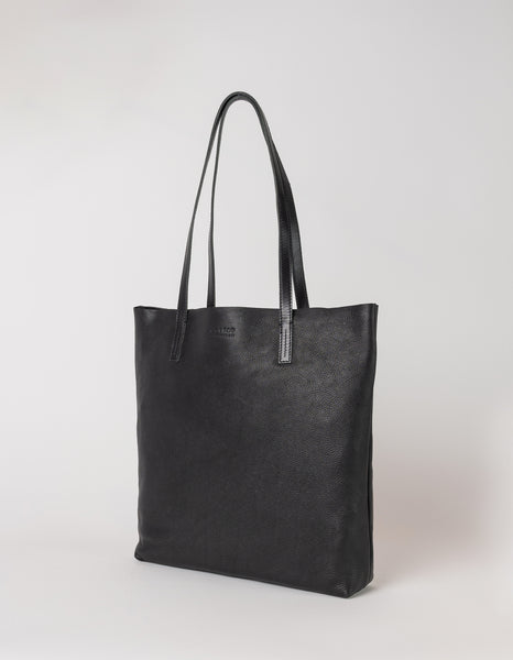 Georgia Tote (Black Leather) - O MY BAG