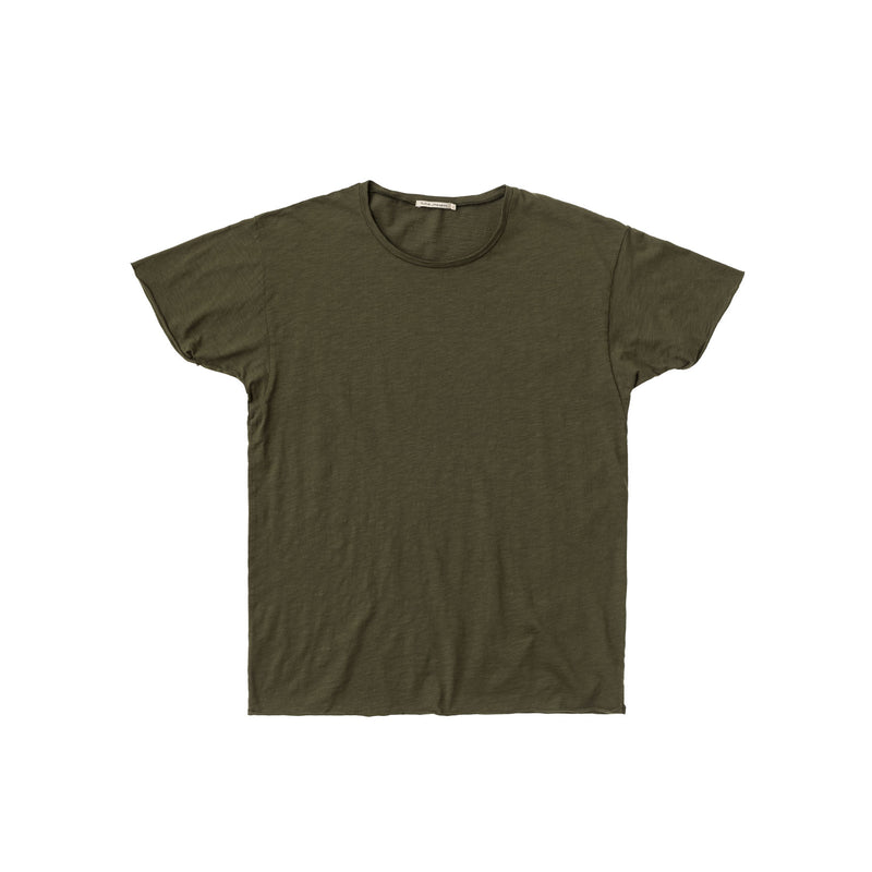 Roger Slub T-shirt (Olive) - Nudie Jeans