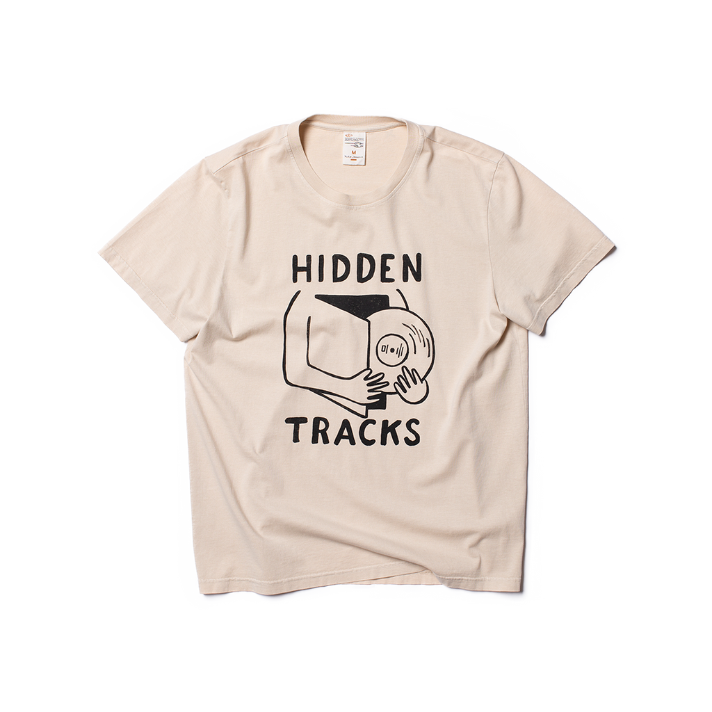Roy Hidden Tracks Tee (Cream) - Nudie Jeans
