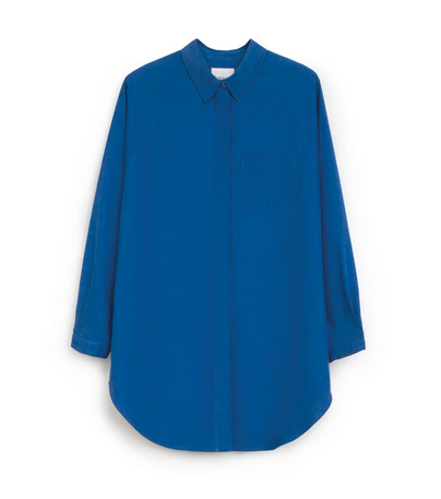 Oversized Shirt (Sea Blue) - Kowtow