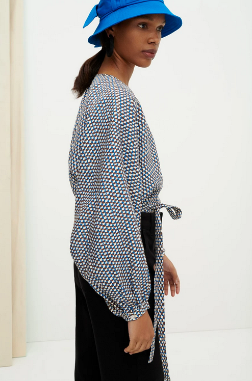 Amelia Top (Infinity Print) - Kowtow