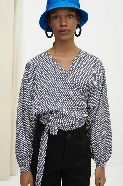 Amelia Top (Infinity Print) - Kowtow