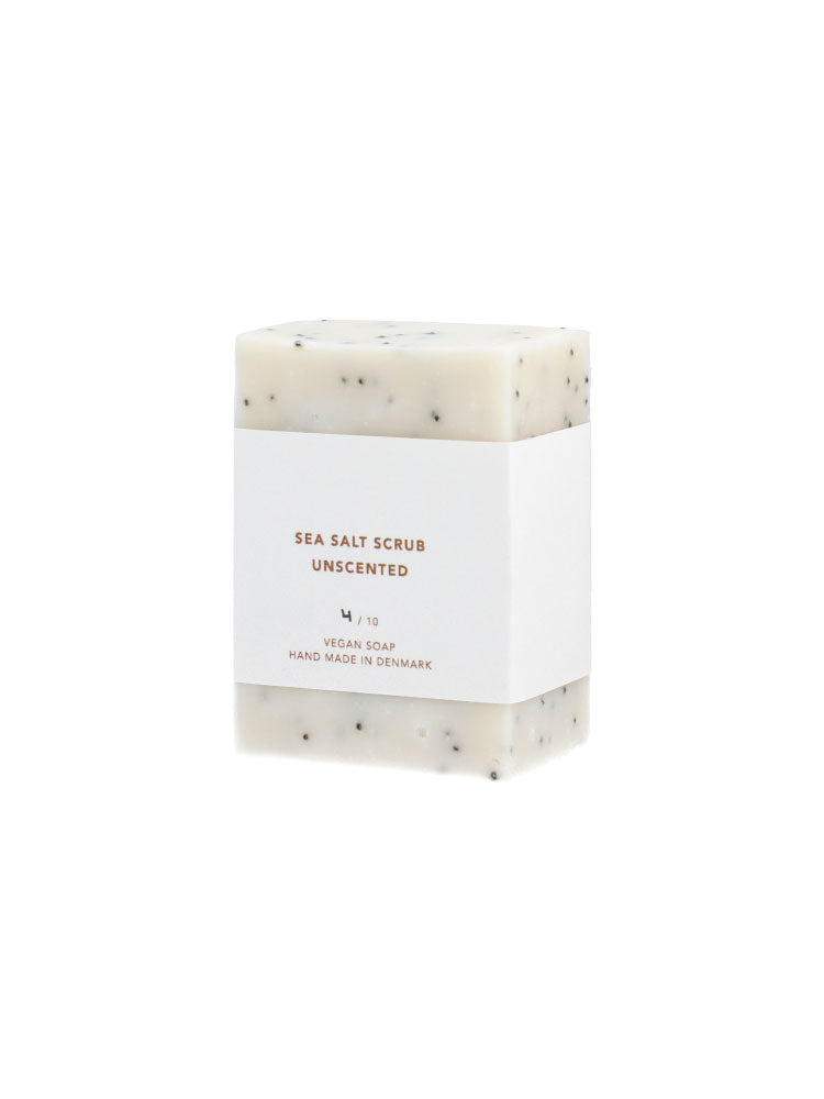 Soap Square Scrub (White - Unscented) - Mellow Mind