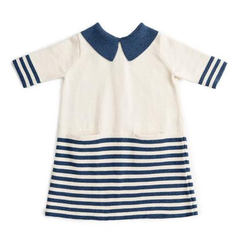 Sister Dress (Navy Stripes) - As We Grow