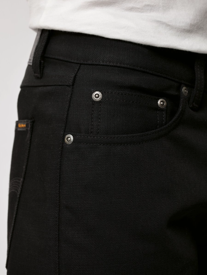 Gritty Jackson Dry Black YD - Nudie Jeans