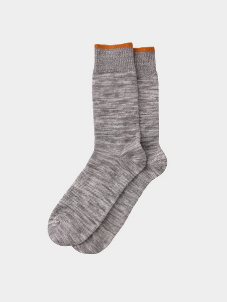 Rasmusson Multi Yarn Socks (Grey) - Nudie Jeans