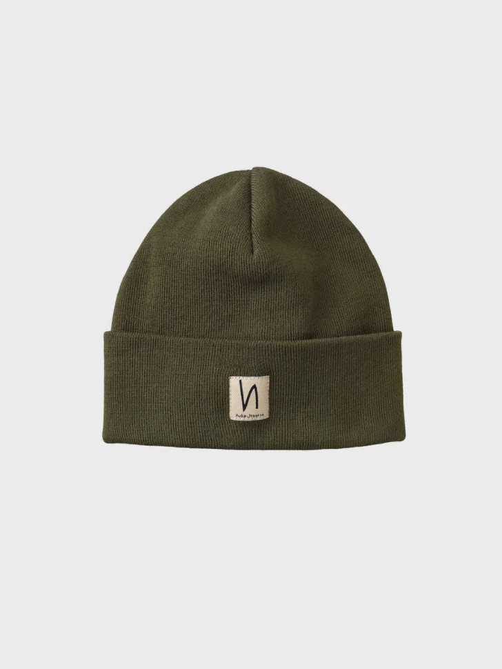 Falksson Beanie (Olive) - Nudie Jeans