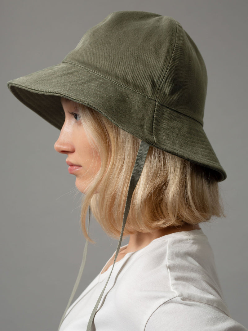 Solveig Bucket Hat (Green) - Nudie Jeans