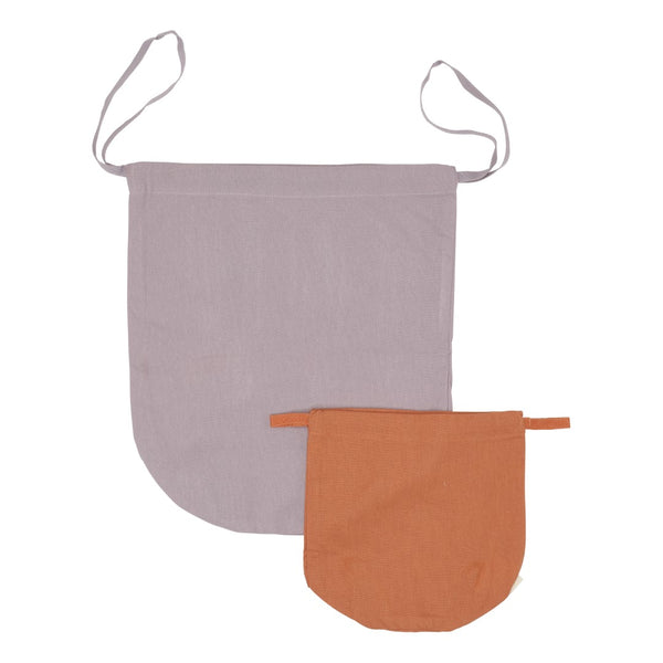 Multi Bag 2-pack (Spring Mix: Lavender and Terracotta) - Haps Nordic