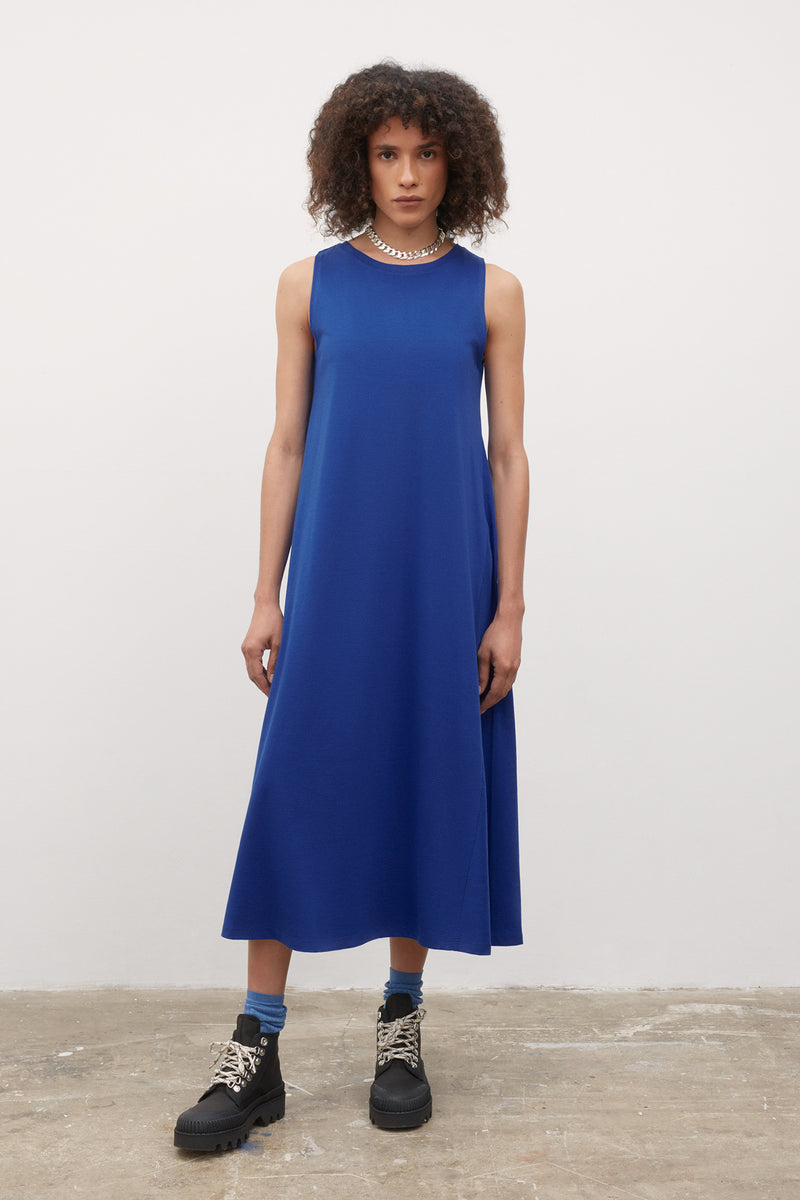 Tank Swing Dress (Bright Blue) - Kowtow