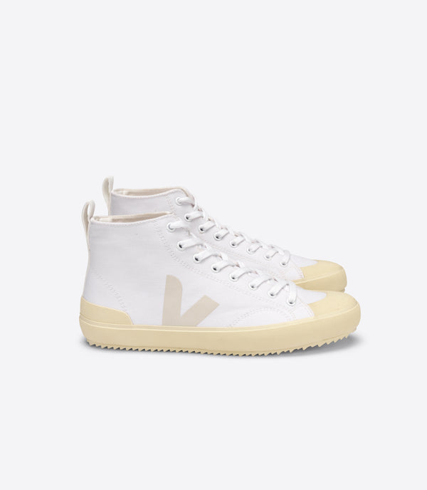 Nova High Top Canvas White Butter Sole - Veja Shoes