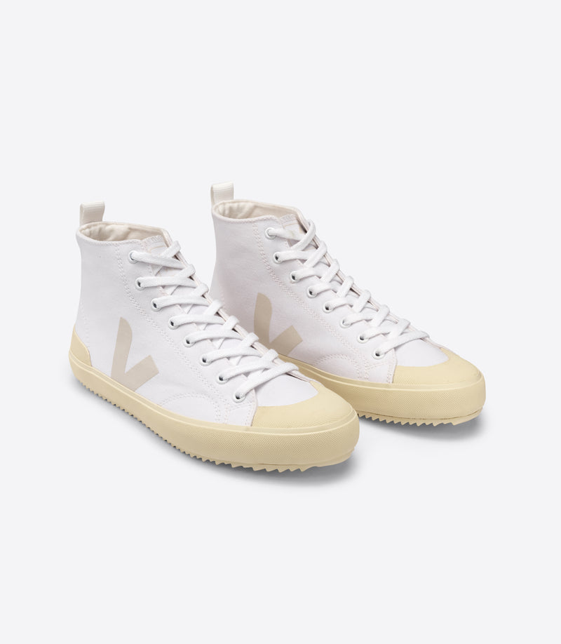 Nova High Top Canvas White Butter Sole - Veja Shoes