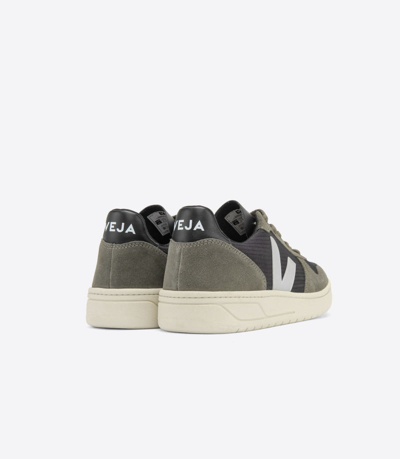 V-10 RIPSTOP BLACK OXFORD-GREY MUD - VEJA