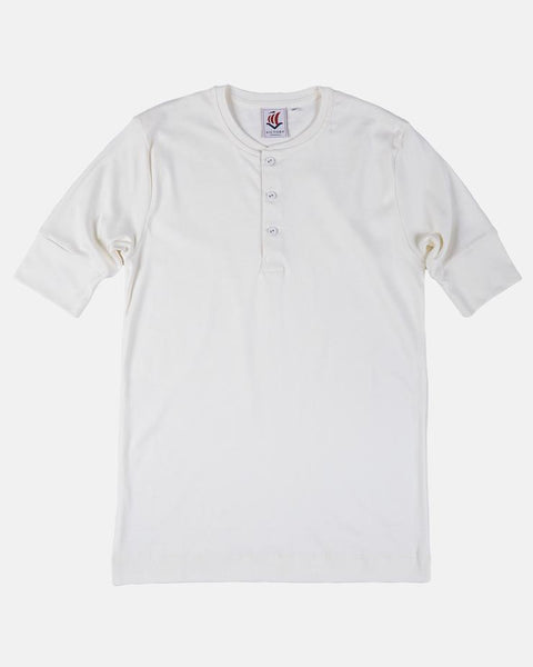 Victory SS Henley 200 (Off White) - VICTORY