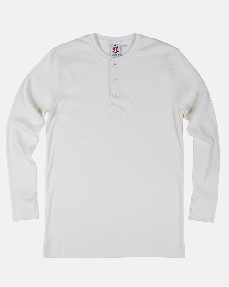 Victory LS Henley 200 (Off White) - VICTORY