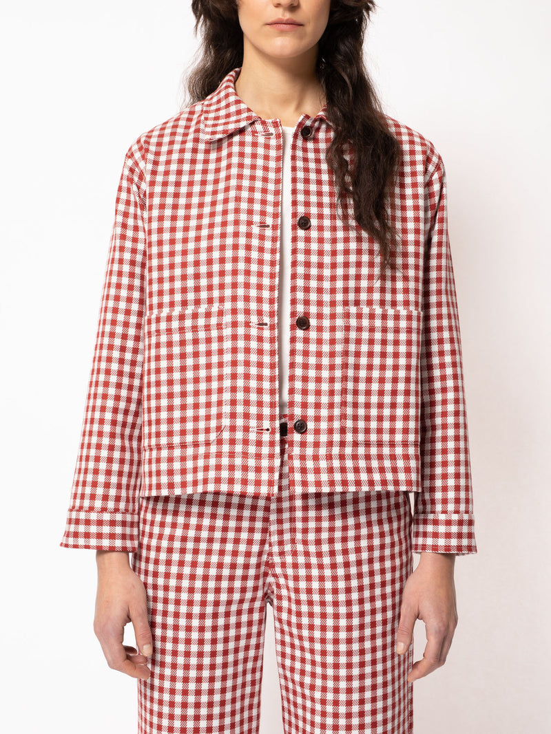 Weronica Jacket (Checked/Rose) - Nudie Jeans