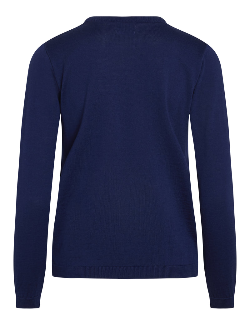 Womens Basic Merino Knit (Ocean) - Klitmøller Collective