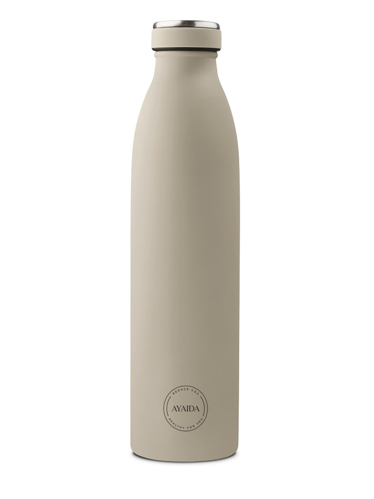 Drikkeflaske 750ml (Creme Beige) - AYA&amp;IDA