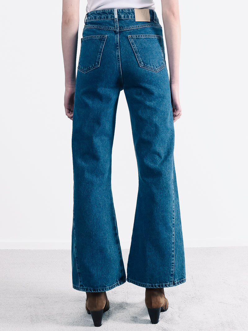 Joni Flare Jeans (Mid Blue) - Amendi