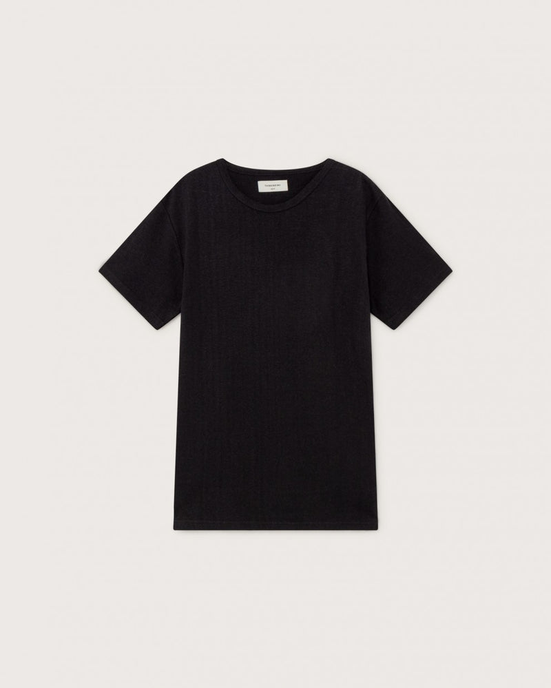 Basic Hemp T-Shirt (Black) - Thinking MU