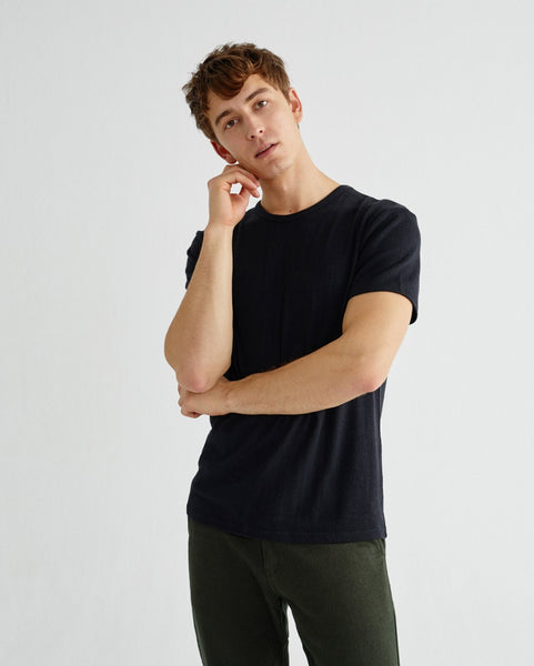 Basic Hemp T-Shirt (Black) - Thinking MU