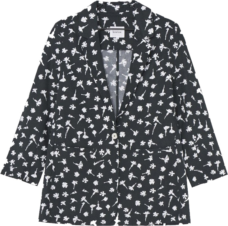 Departure Pressed Flower Blazer - Kowtow