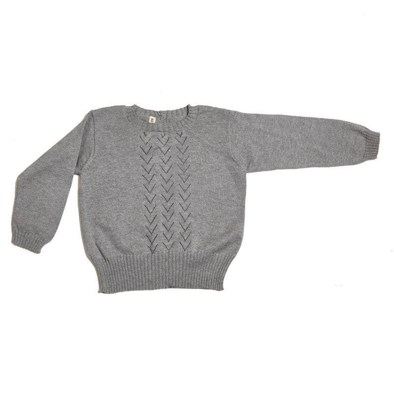 Lace Front Sweater - As We Grow