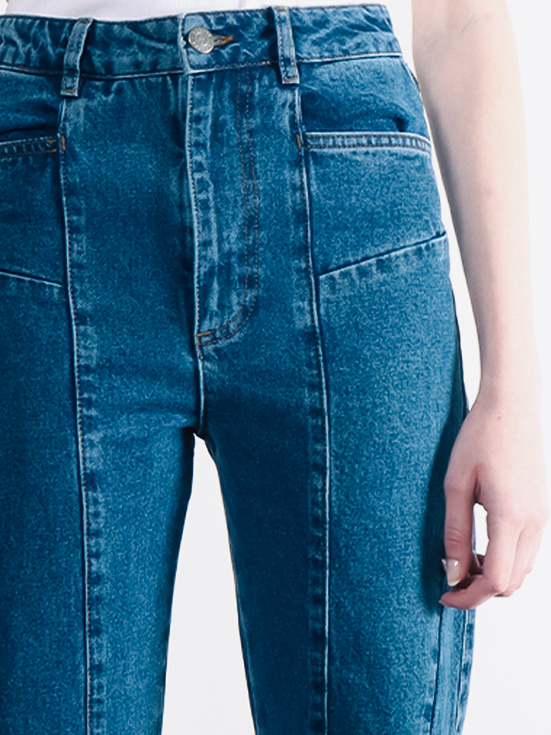 Joni Flare Jeans (Mid Blue) - Amendi