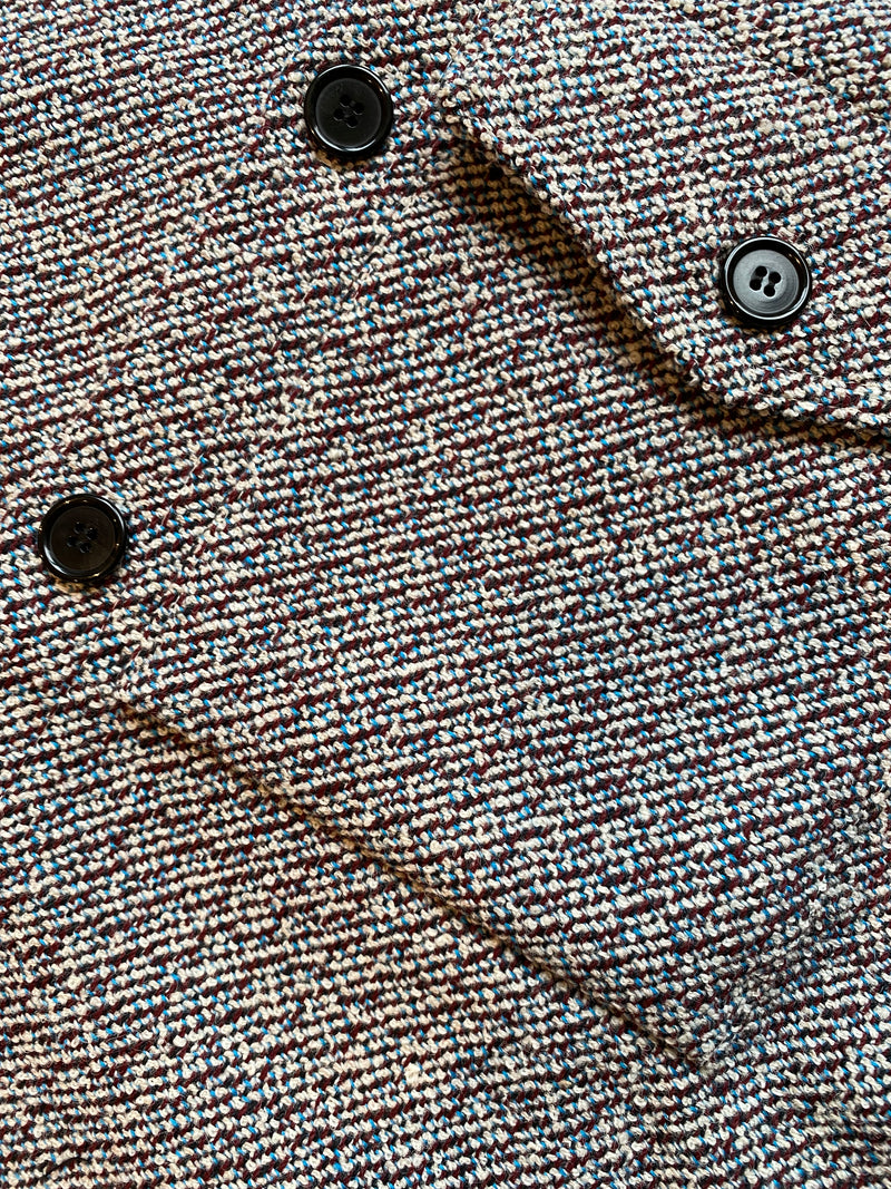 Kvadrat Wool Jacket (Brown/Blue) - Klaus Samsøe