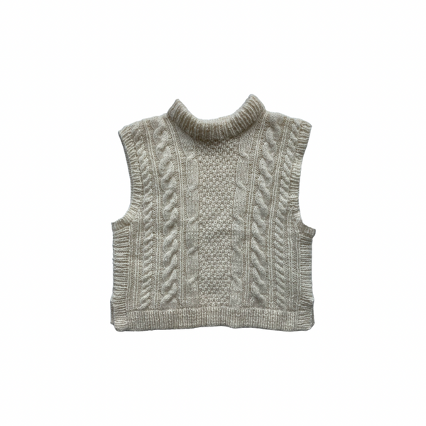 Hand knitted vest - Hannah Makes