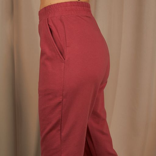 Asha Sweat Pants (Surya Red) - Yogamii